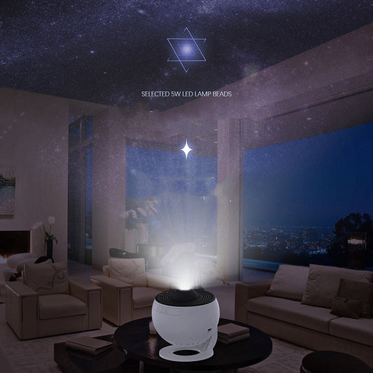 Galaxy Night Light Projector – 360° Rotating Starry Sky Lamp for Kids