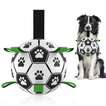 Interactive Dog Football Toy – Inflatable Soccer Ball for Large Dogs