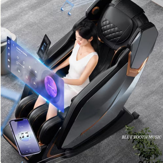 Full Body Zero Gravity Shiatsu Massage Chair – SL-Track, Heat & Voice Control