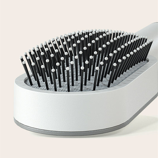 Self-Cleaning Hair Brush – One-Key Scalp Massage & Anti-Static Comb