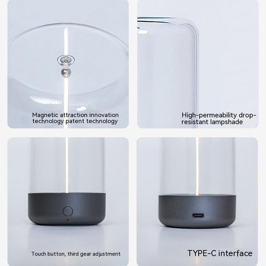 New LED Type-C Rechargeable Camping Night Light – Portable & Anti-Drop
