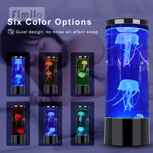 Fantasy LED Jellyfish Lamp – Color Changing Aquarium Night Light