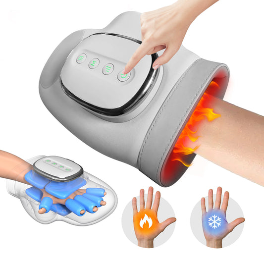 Intelligent Hand Massager – 3D Kneading, Heating & Cold Compress
