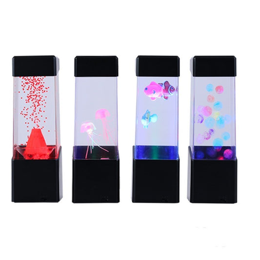 Mini LED Jellyfish Lamp – Color Changing Desktop Night Light