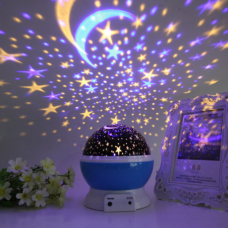 LED USB Starry Sky Projector Light – Rotating Night Lamp for Kids & Home