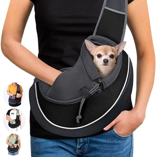 Portable Outdoor Crossbody Pet Bag for Dogs & Cats – Women’s Carrying Bag