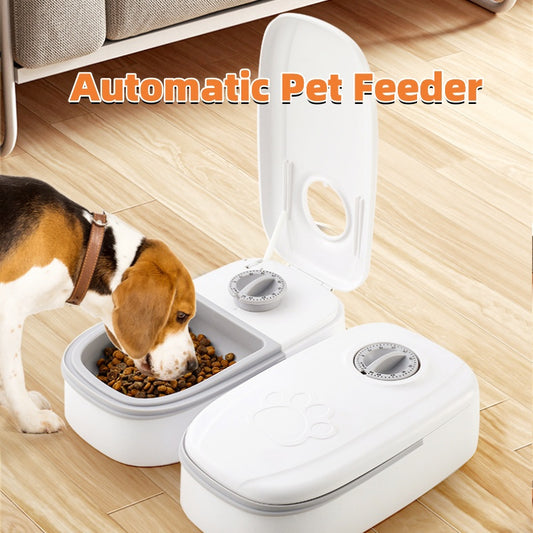 Automatic Smart Pet Feeder – Timer & Stainless Steel Bowl for Cats & Dogs