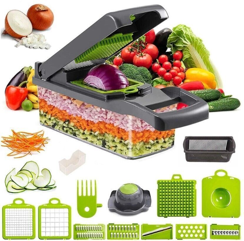 15-in-1 Multi Vegetable Slicer & Grater Set with Separator